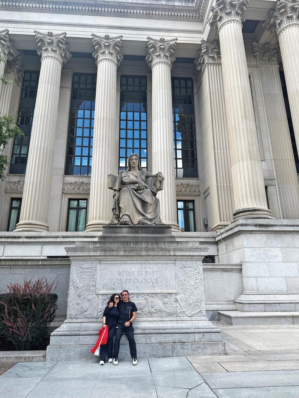 ​  С супругой Софией в Вашингтоне ​